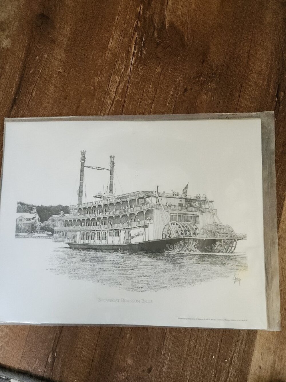Branson Belle Showboat Print by John Stoeckley